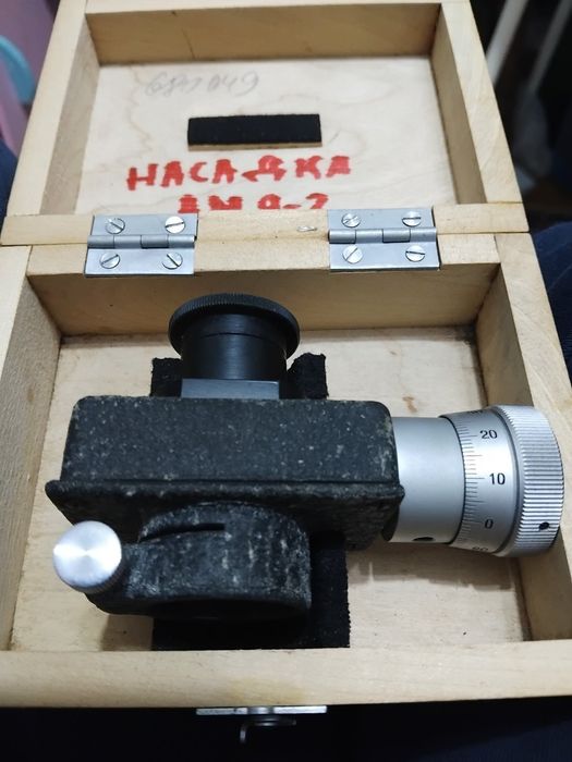 окулярный Микрометр АМ-9-2
для микроскопа
Made in USSR 
Заво