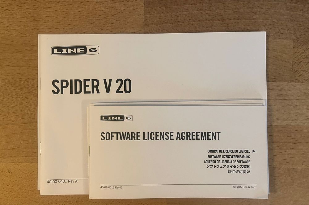 Amplificador de Guitarra line 6 Spider V 20 MK II