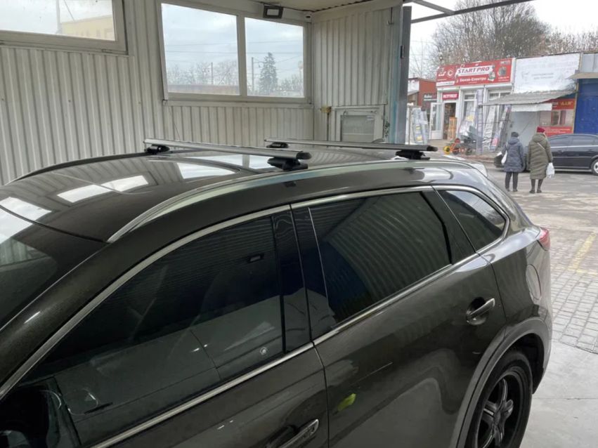 Новые АэроДуги Q4 - JV60 в штатные места Mazda CX9