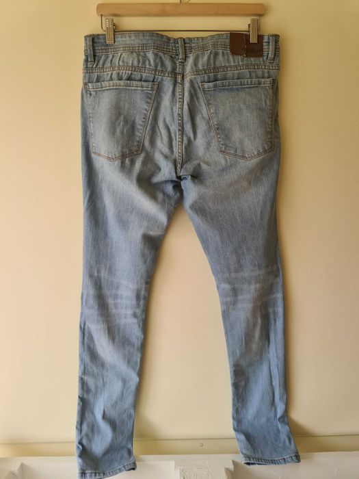 Calças de Ganga Azuis Pull & Bear Super Skinny Tamanho 42 Pants Jeans