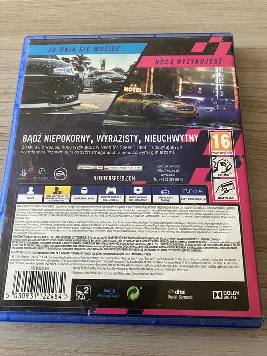Gra NFS heat pl ps4