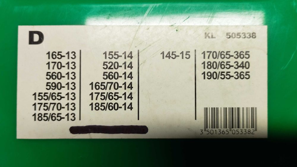 Correntes de neve novas para pneus de 165 a 190