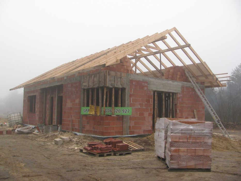 dom Nisko - Podwolina w budowie