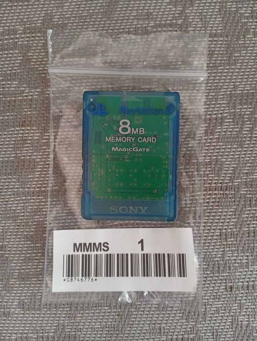 Karta pamięci ps2 ocean blue