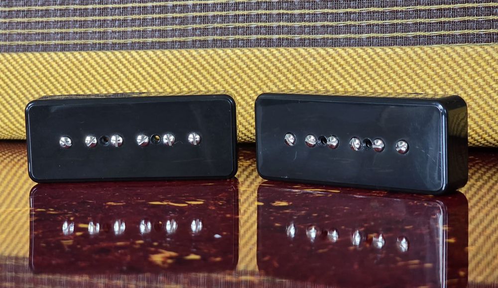 Pickupy P90 Fender Designed Alnico – komplet, stan bdb
