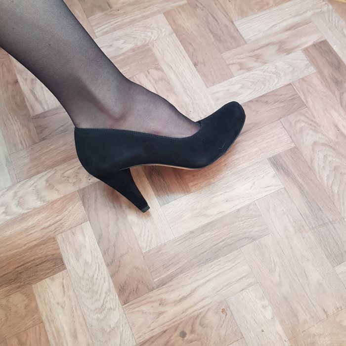 Женские туфли Clarcs (новые) черный замш