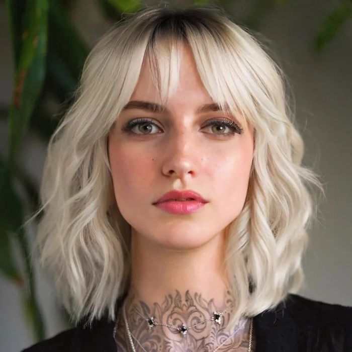 Peruka BESTUNG bob Kolor ombre blond jak prawdziwy włos