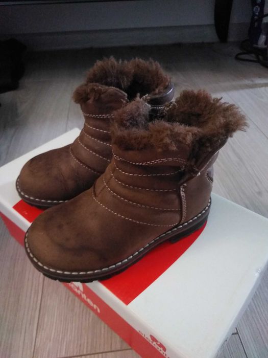 Kozaki kozaczki skórzane ocieplane 22 Elefanten