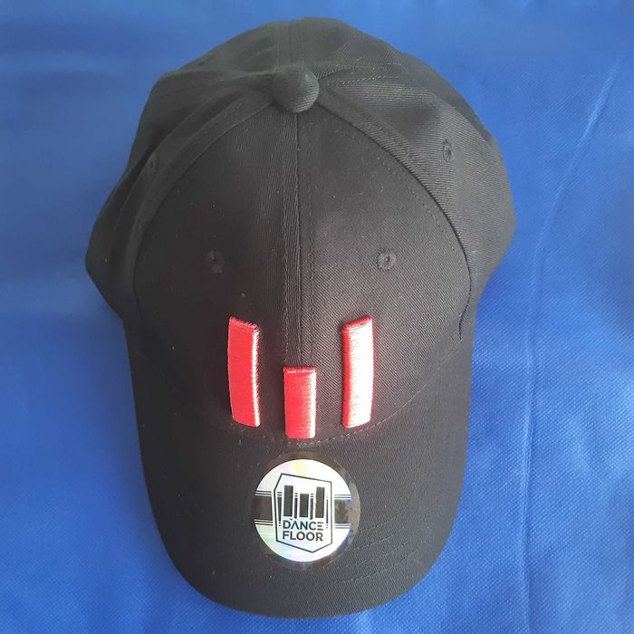 Boné Chapéu Cap Preto Rosa + Saco Mochila Novos Dance Floor