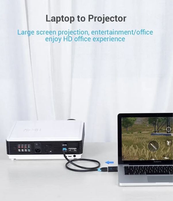 Адаптер перехідник  DisplayPort to HDMI 4k