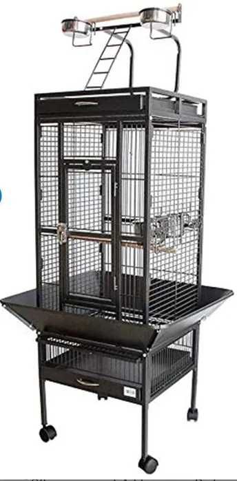 NOVO! ENVIO GRÁTIS! Gaiola para Papagaio Com Poleiro