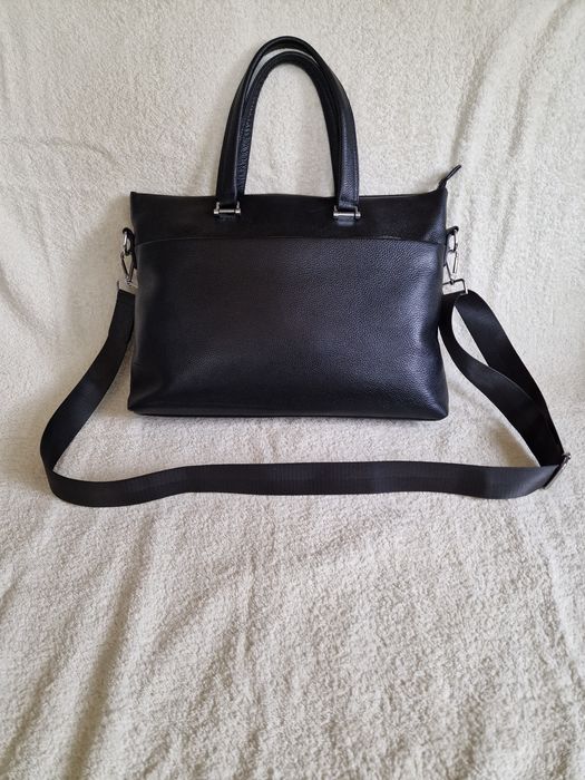 Мужская деловая кожаная большая сумка пр-во Испания. 40×30×7 см