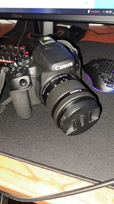 Canon 850d + Objetiva 18-55 E 50MM , TROCO POR PC