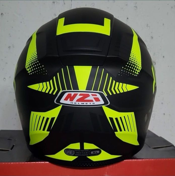 Capacete NZI Eurus 2 Desert Black / Yellow Matt ( NOVOS )
