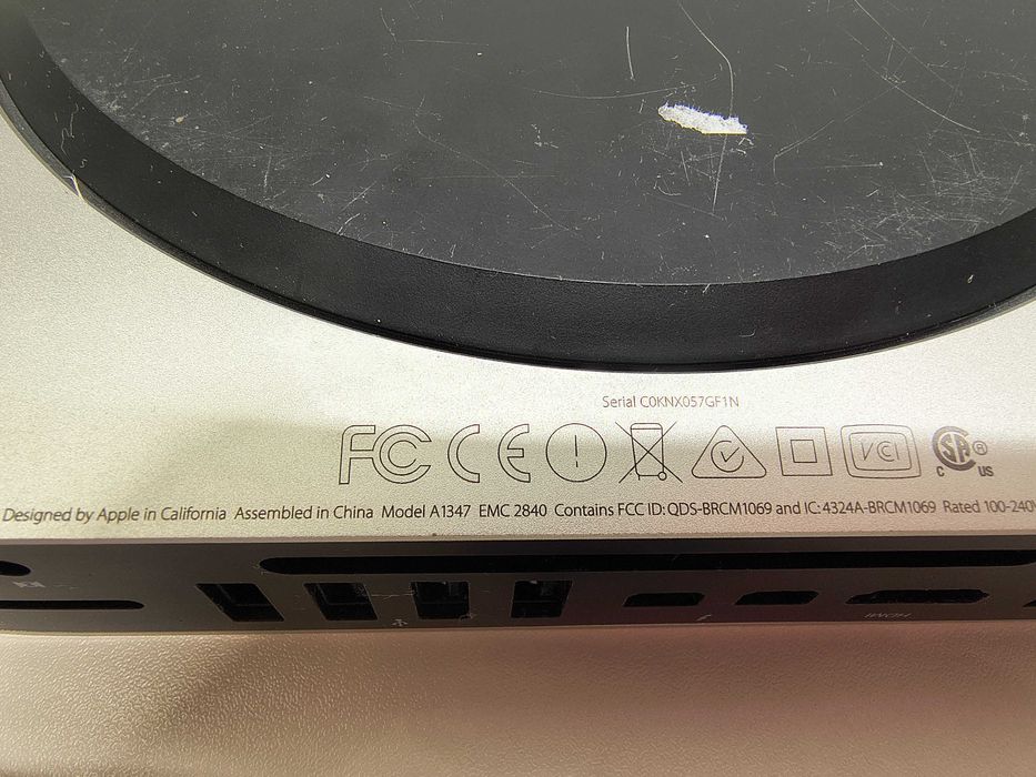 Apple Mac mini late 2014 A1347 — Core i5 2.6 ГГц, 8 ГБ, 500Гб мак мини