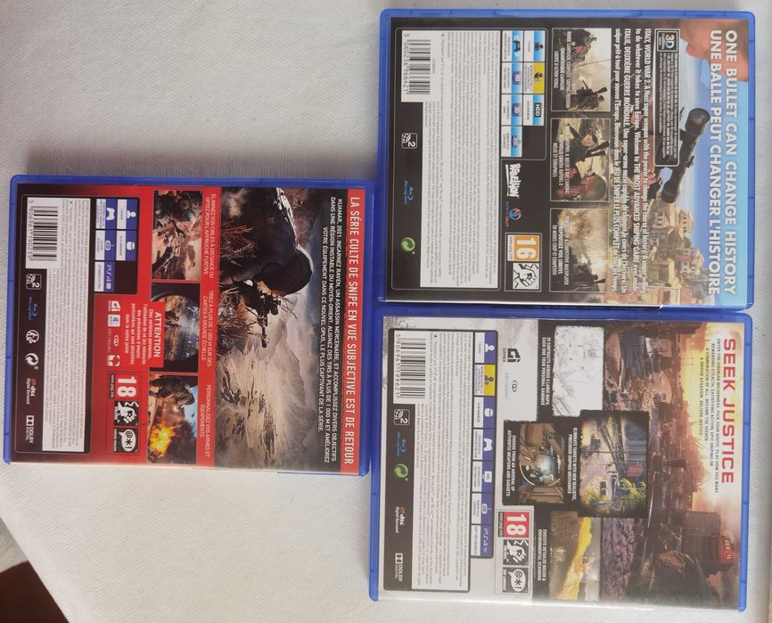 Lote snipers - ps4 (como novos)