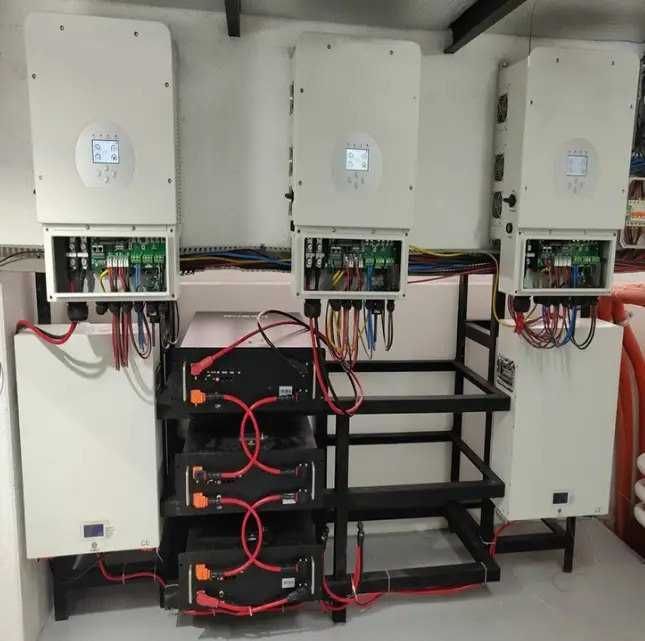 Електрик підключення інвертора Київ під ключ Дея 5,6,8,10,12 кВт Deye