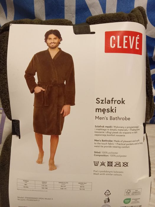 Szlafrok męski M/L