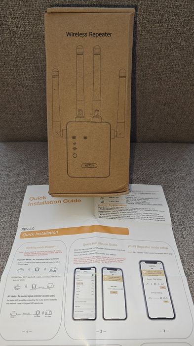 Новый WiFi repiter , усилитель вайфай сигнала, 4 антенны