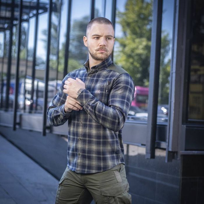 M-TAC Сорочка REDNECK SHIRT Olive/Navy blue