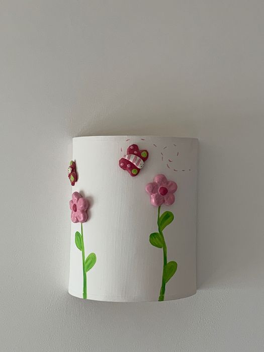 Quadro e candeeiros para quarto de bebé/criança