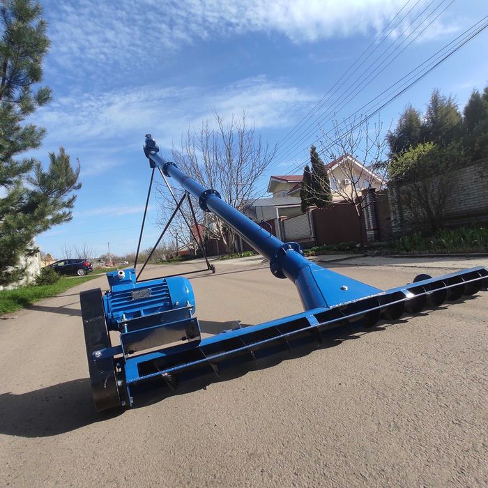 Шнековий погрузчик, гвинтовой конвейер, транспортер зерна, 108*2