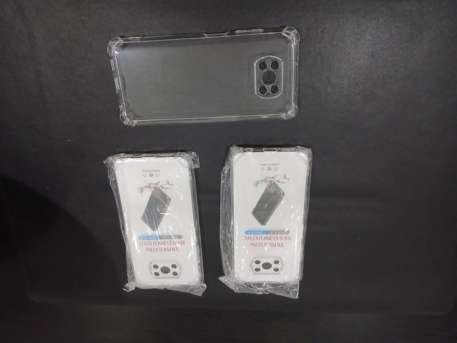 Capa silicone(×3) e vidro proteção(×2) - Poco x3, x3 pro, x3 nfc