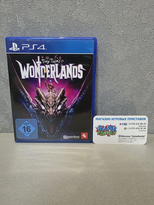 Tiny Tinas Tina's Wonderlands Wonderland RUS Магазин Ps 4 5 Ps4 Ps5 Диск Обмін Гра Диски Ігри Sony Playstation