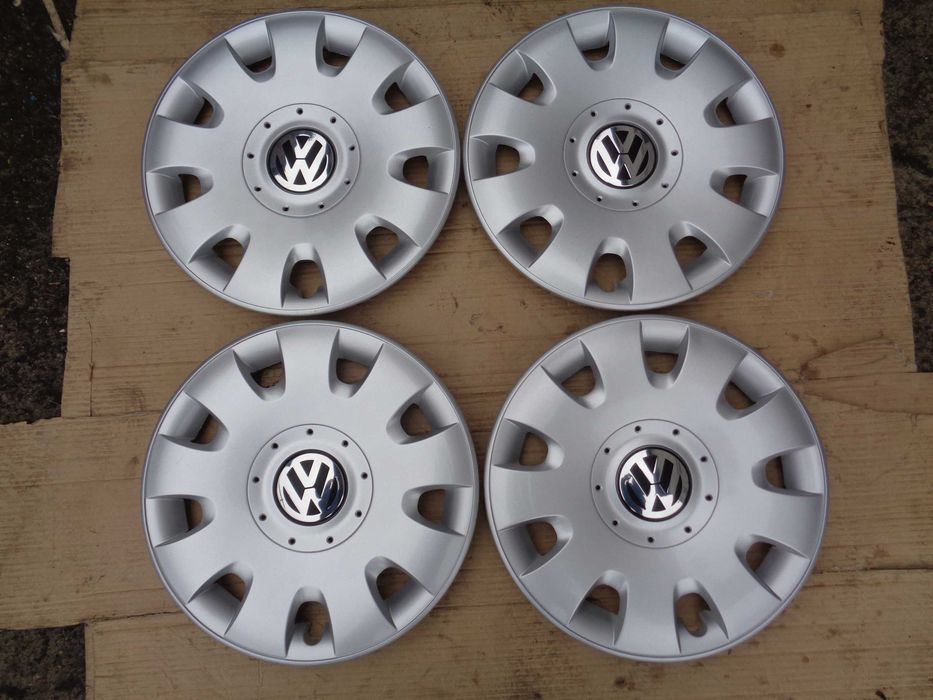 Oryginalne kołpaki, komplet kołpaków 15 VW, VOLKSWAGEN