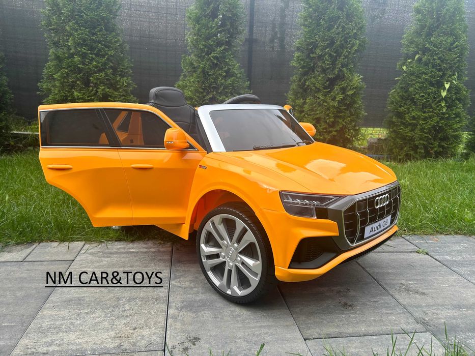 AUDI Q8 Pojazd Auto na akumulator samochód Pilot Miękkie koła EVA
