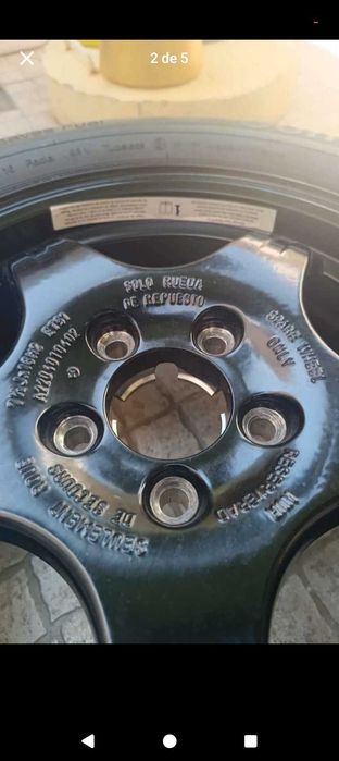 Jante suplente W220 225/60/16