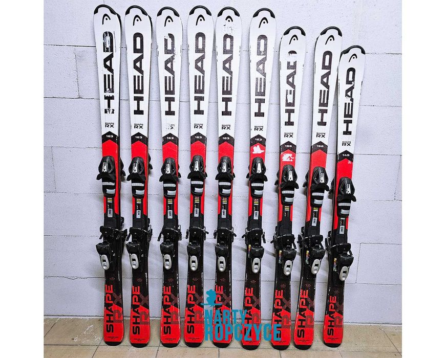 NartyRopczyce HEAD Narty 163 RX SHAPE PAKIET