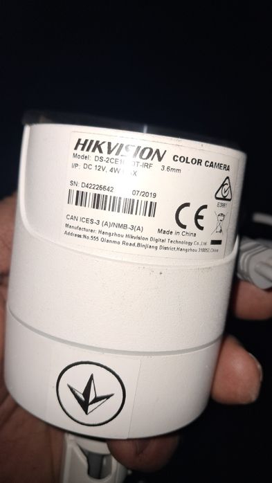 Turbo HD камера Hikvision DS-2CE16D0T-IRF (3.6mm)