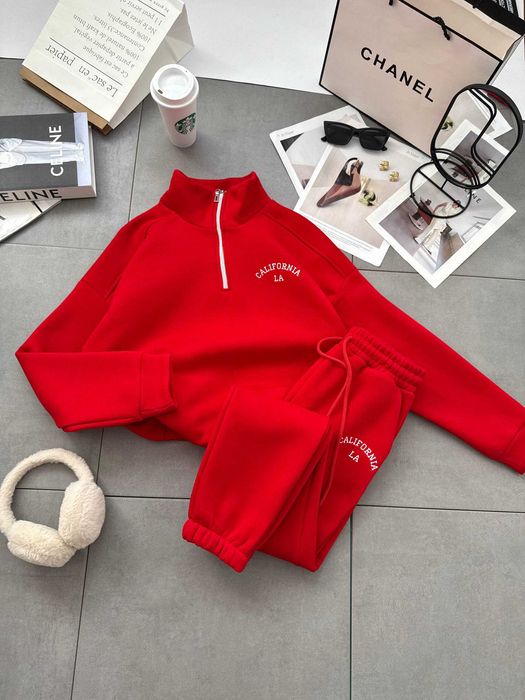 В наличии! Стильный женский теплый костюм + Подарок*