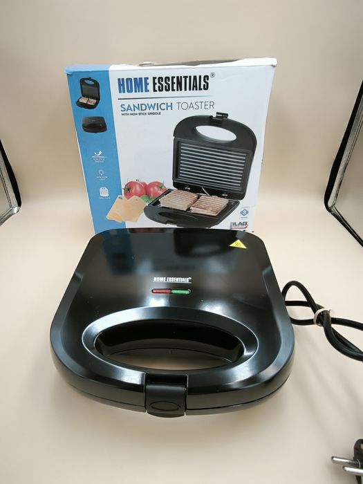 Toster Opiekacz Home Essentails czarny 750 W