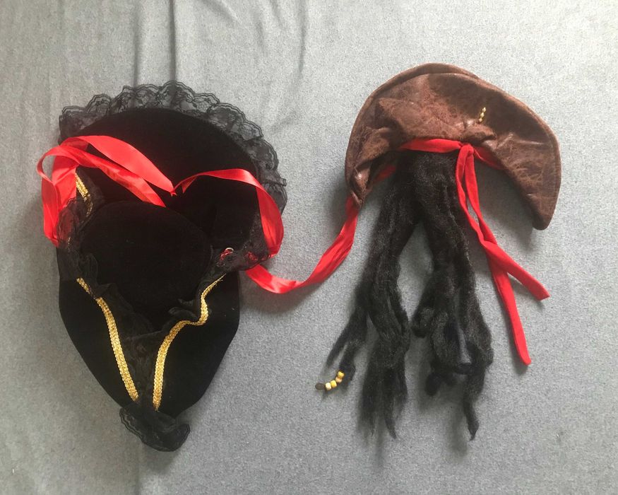 Шляпы карнавальные Пират Олень Ведьма Монстр, Санта Клоун Пингвин