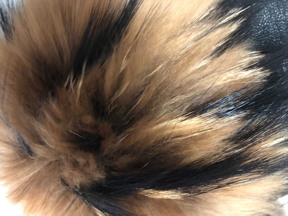 шапка ушанка меховая енот