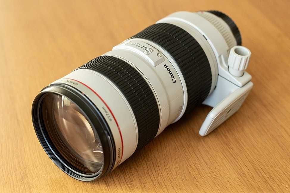 Canon EF 70-200mm f/2.8L USM + Hoya + etui + pudełko