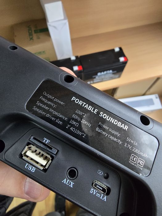 Саундбар колонка блютуз на 20w  портативна TAMPROAD