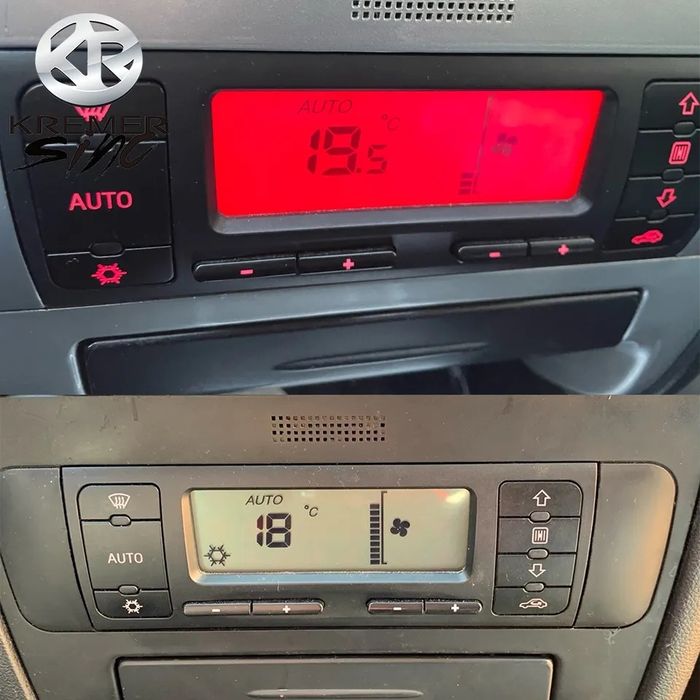 Display lcd do controle da climatização AC seat leon seat toledo