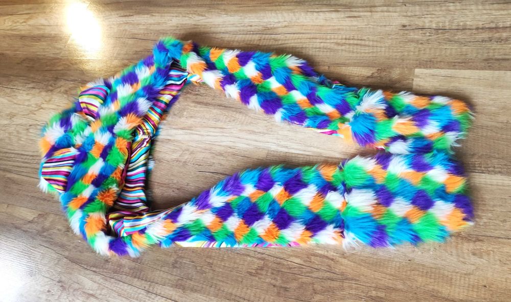 Awangardowa czapka kocie uszy unisex | rave festival cyber y2k vintage hat cat ears | unikat