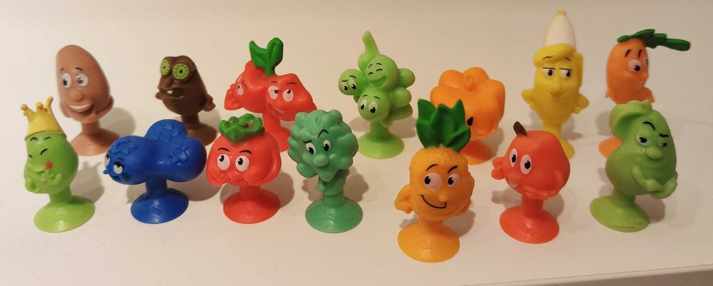 Stikeez warzywa i owoce Lidl 14 sztuk