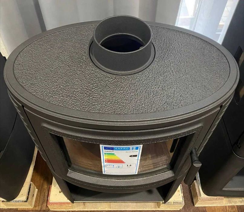 Піч-камін для великого будинку (2 поверхи) — Ravan Deluxe 14 кВт