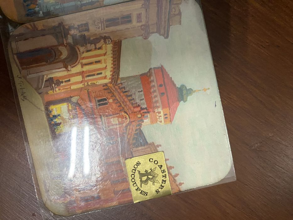 6 pousa copos antigos