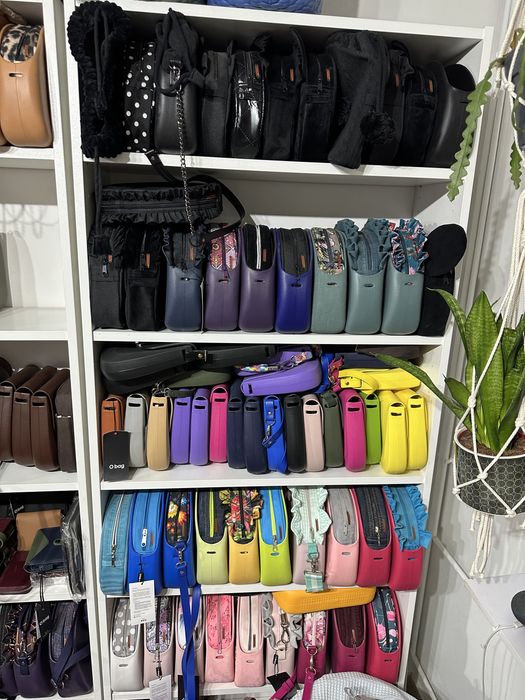 Myszka Miki organizer welur do Obag moon light pasek guziki