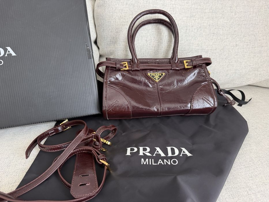Prada mini bowling bag