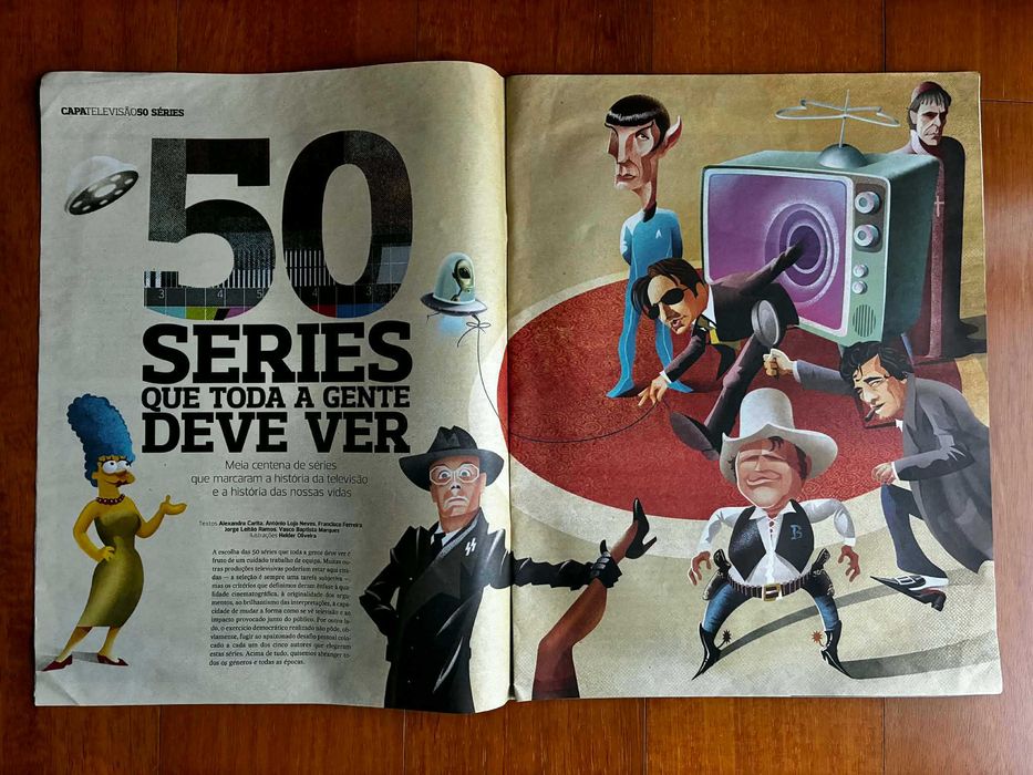 Revista Atual Expresso: 50 Séries Que Toda a Gente Deve Ver