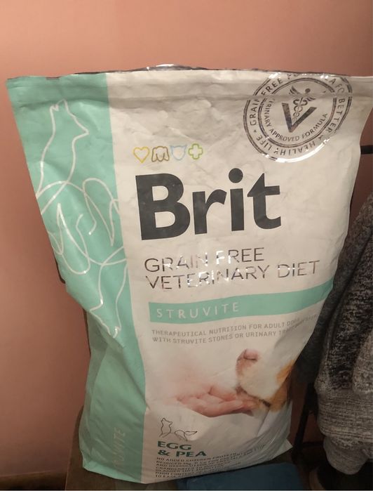 Ветеринарний корм для собак Brit Struvite (Egg & Pea), ~10–11 кг