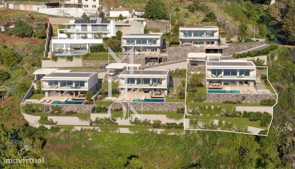 Vila T3 "Hortênsia" I Vista Paraiso Madeira I Piscina E Vista Mar I Fu