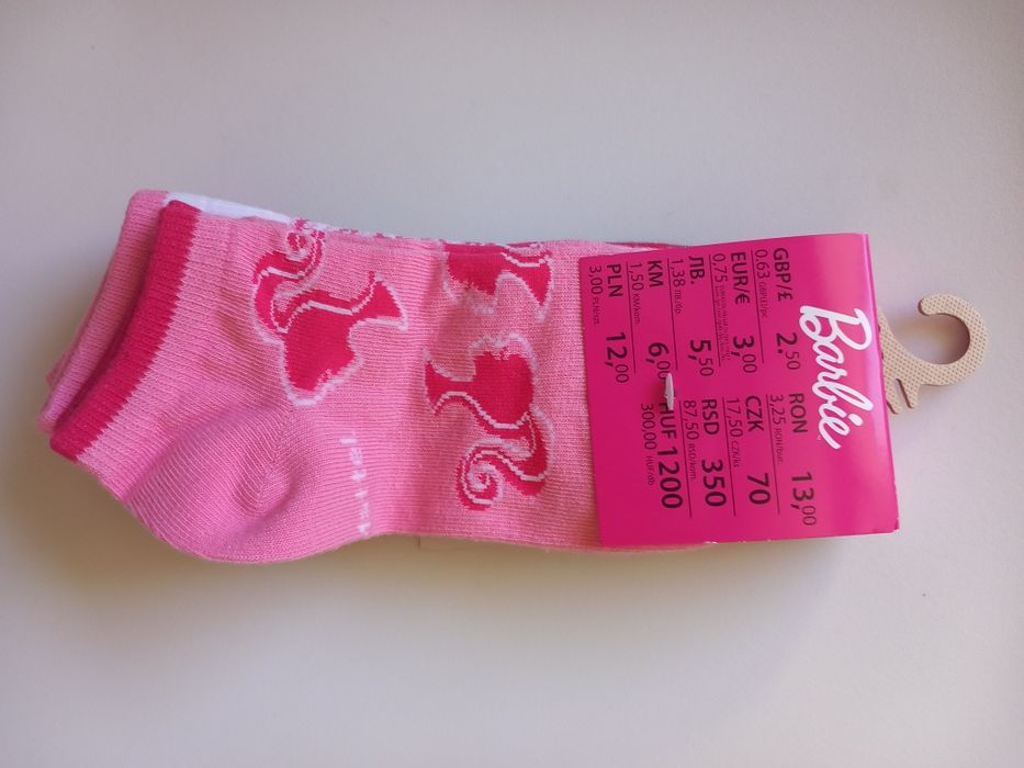 Skarpetki Barbie 4 pary